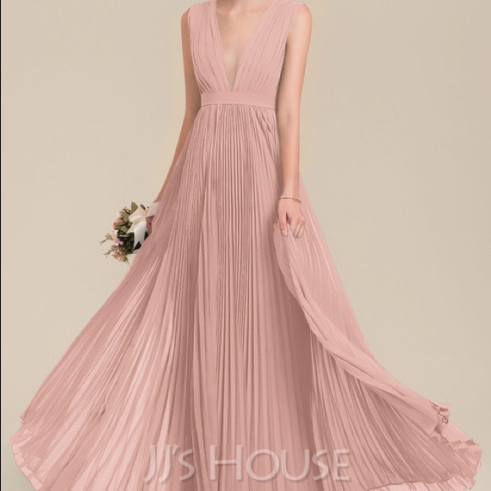 Dusty Rose JJ House Bridemaid Dress